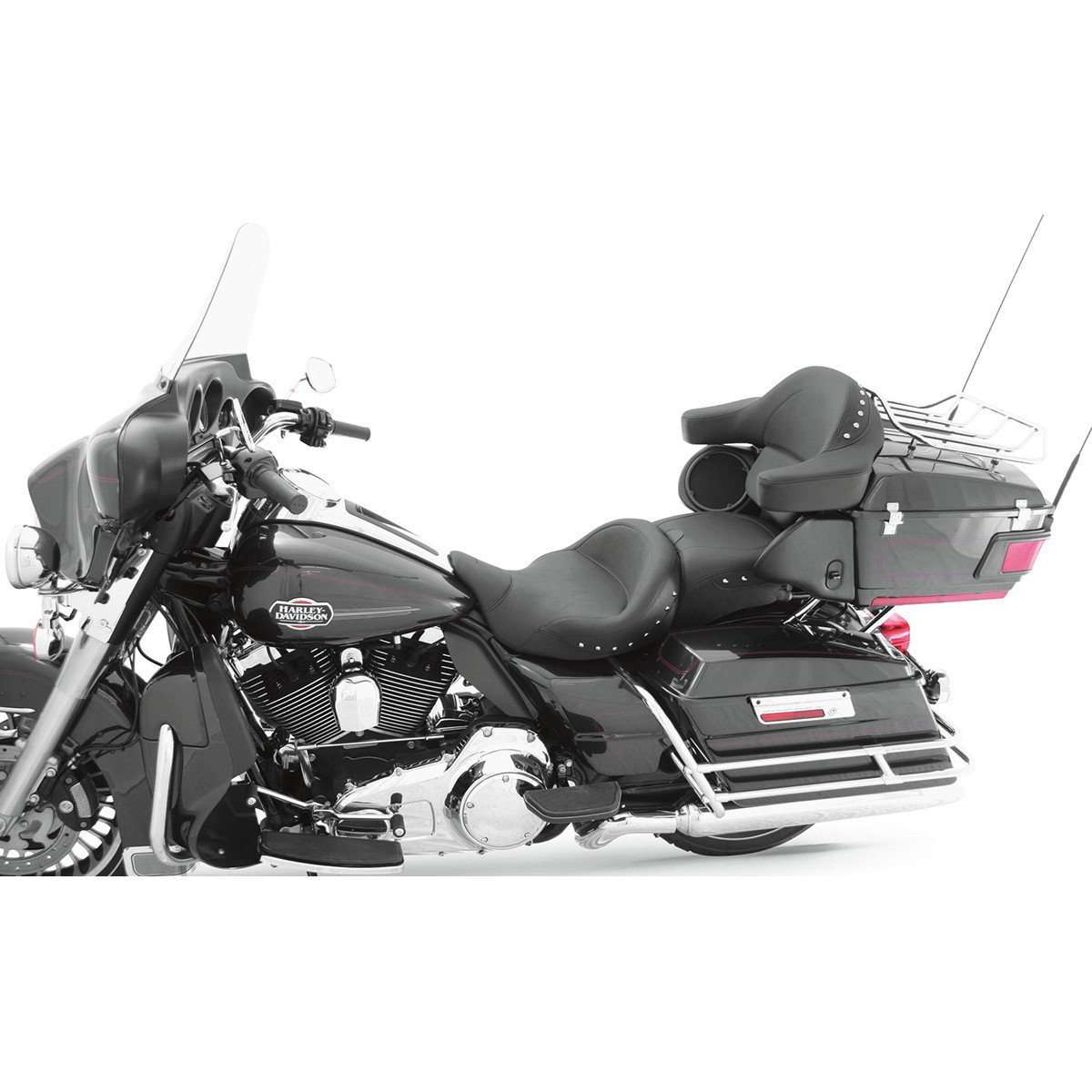 Mustang #79546 - Super Touring Seat - Chrome Studded - FL '08-'25