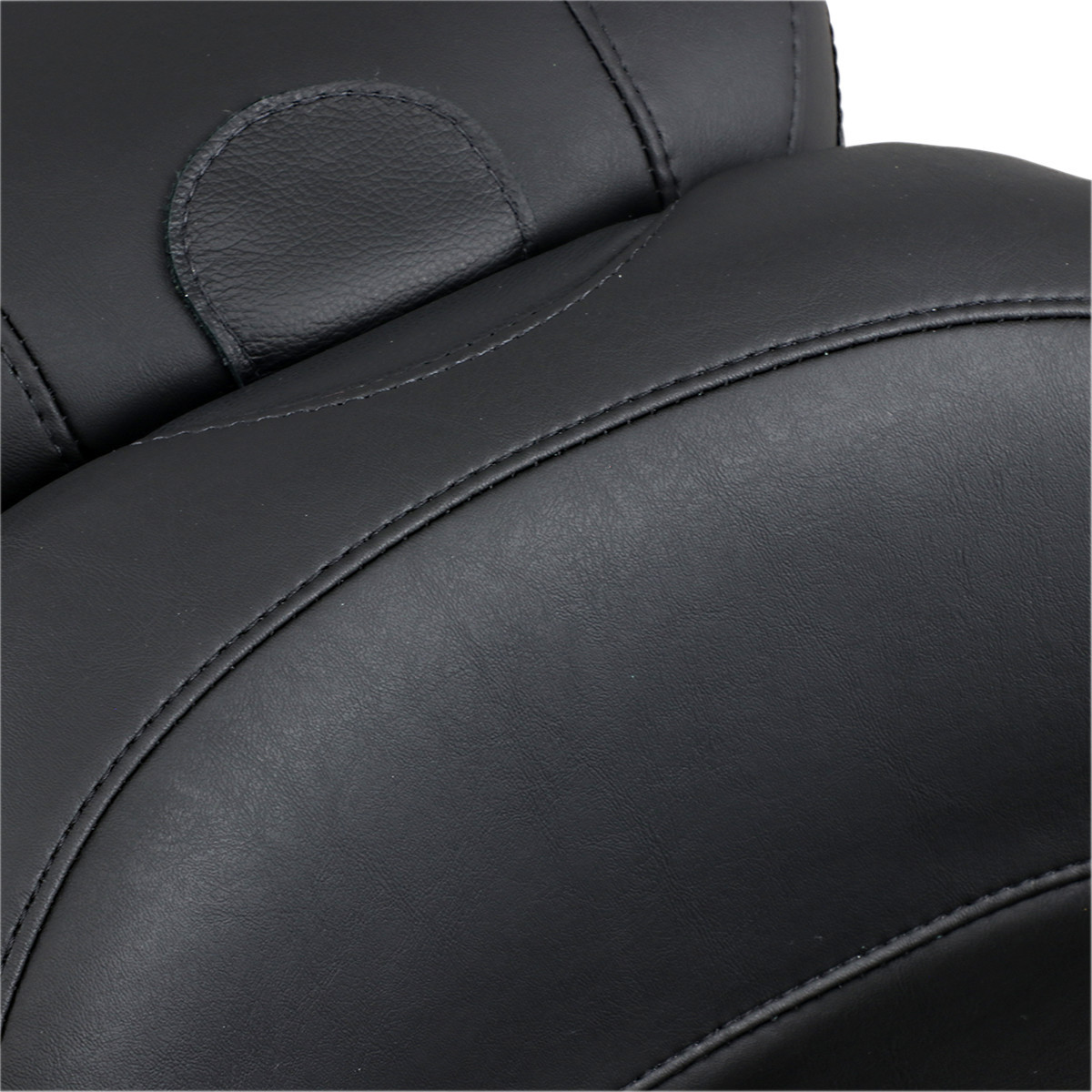 Mustang #79672 - Lowdown Seat with Driver Backrest - Plain - FLHR '97-'07