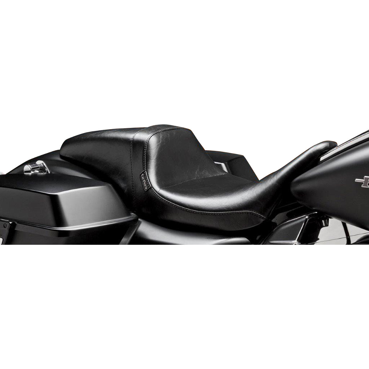 LE Pera #LK-557S - Daytona Sport Seat - Smooth - Black - FL '08-'23