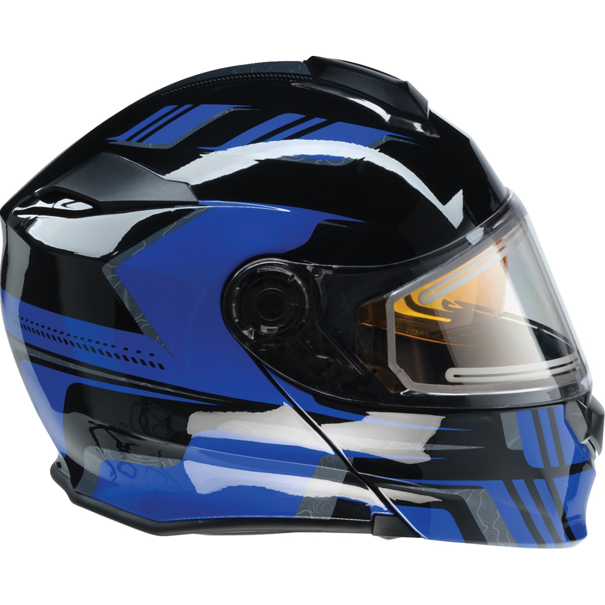 Z1R - Solaris 2.0 Helmet - First Tracks - Electric - Dual Pane - Black/Blue - Small