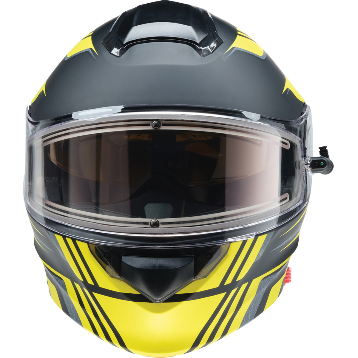 Z1R - Solaris 2.0 Helmet - First Tracks - Electric - Dual Pane - Black/Hi-Viz - 2XL