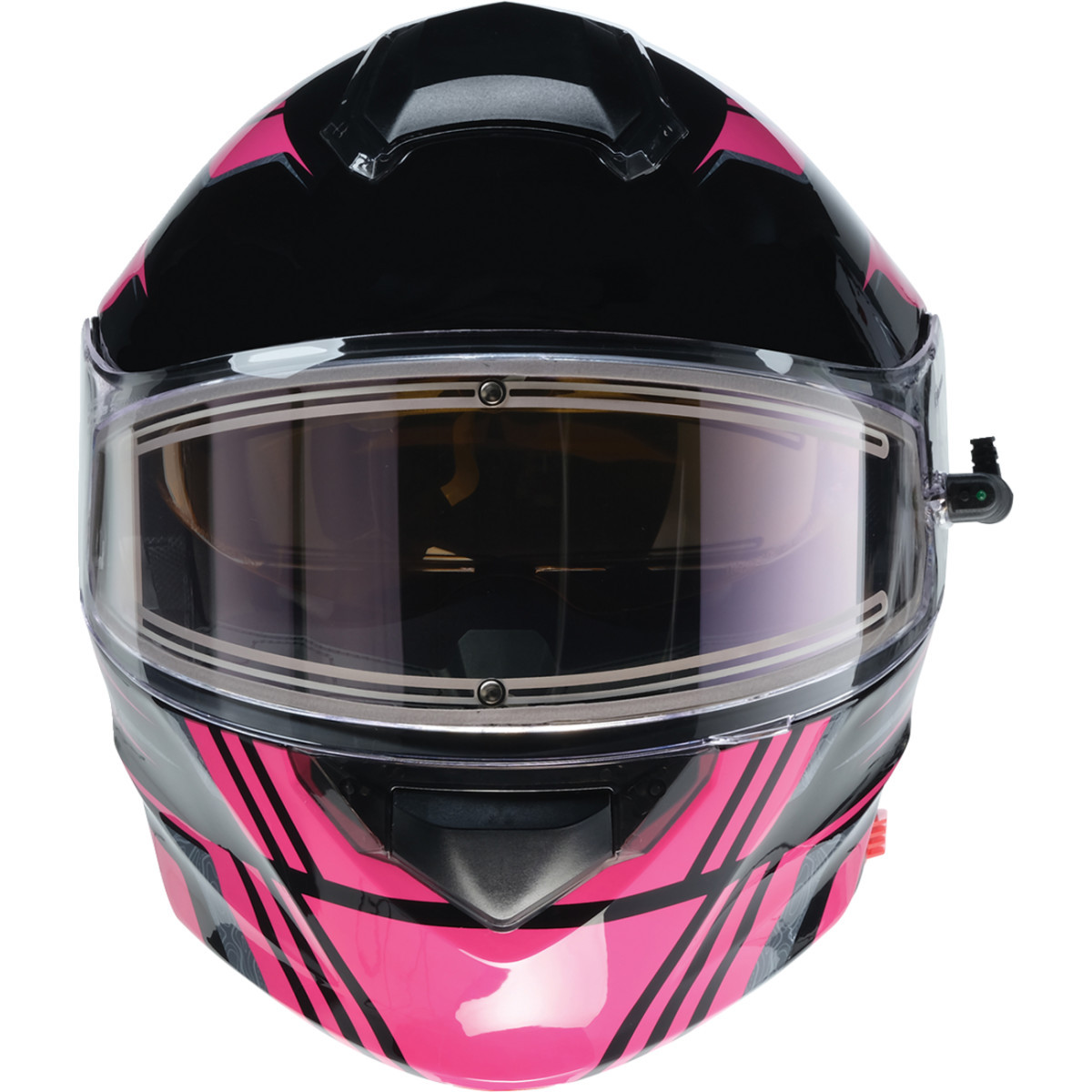 Z1R - Solaris 2.0 Helmet - First Tracks - Electric - Dual Pane - Black/Pink - XS