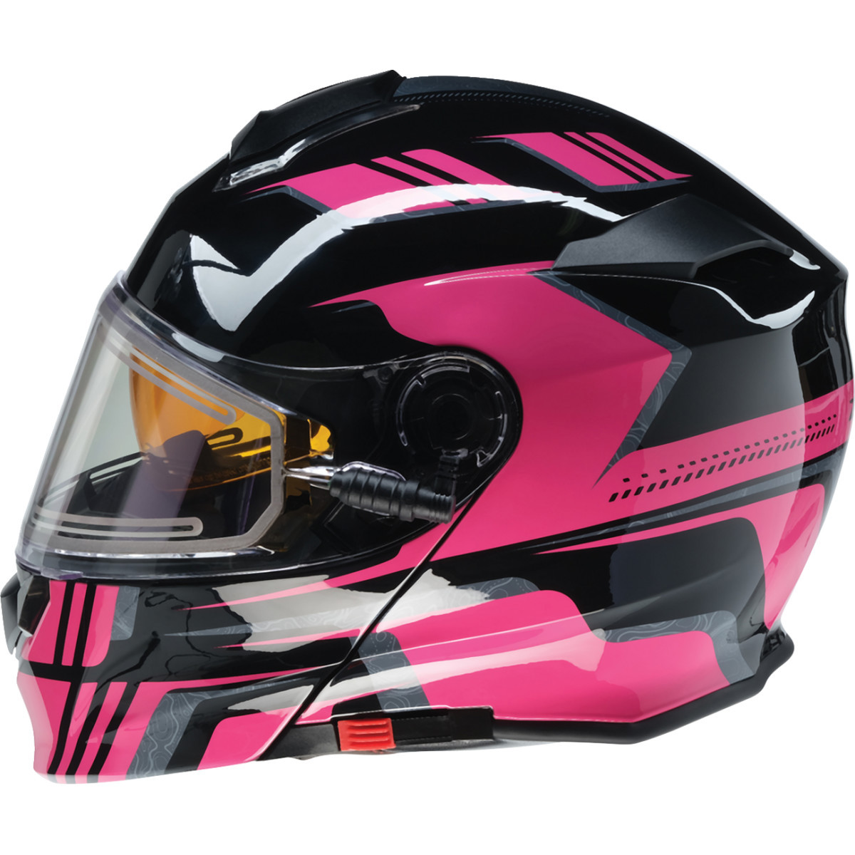 Z1R - Solaris 2.0 Helmet - First Tracks - Electric - Dual Pane - Black/Pink - XS
