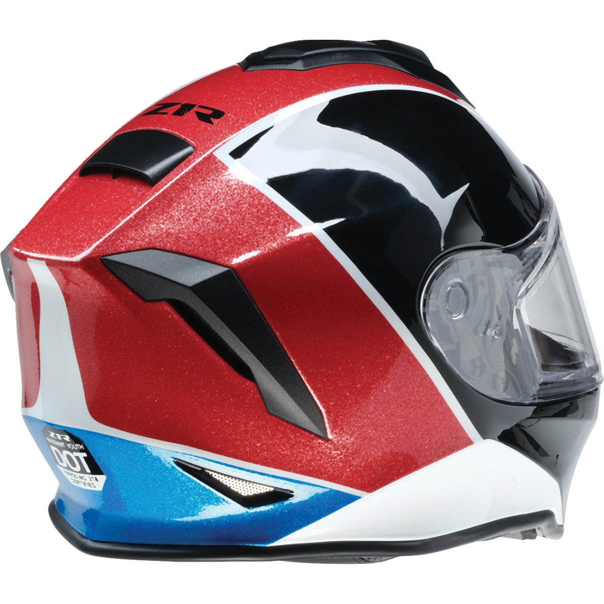 Z1R - Youth Warrant 2.0 Snow Helmet - Fresh Pow - Red/White/Blue - Medium