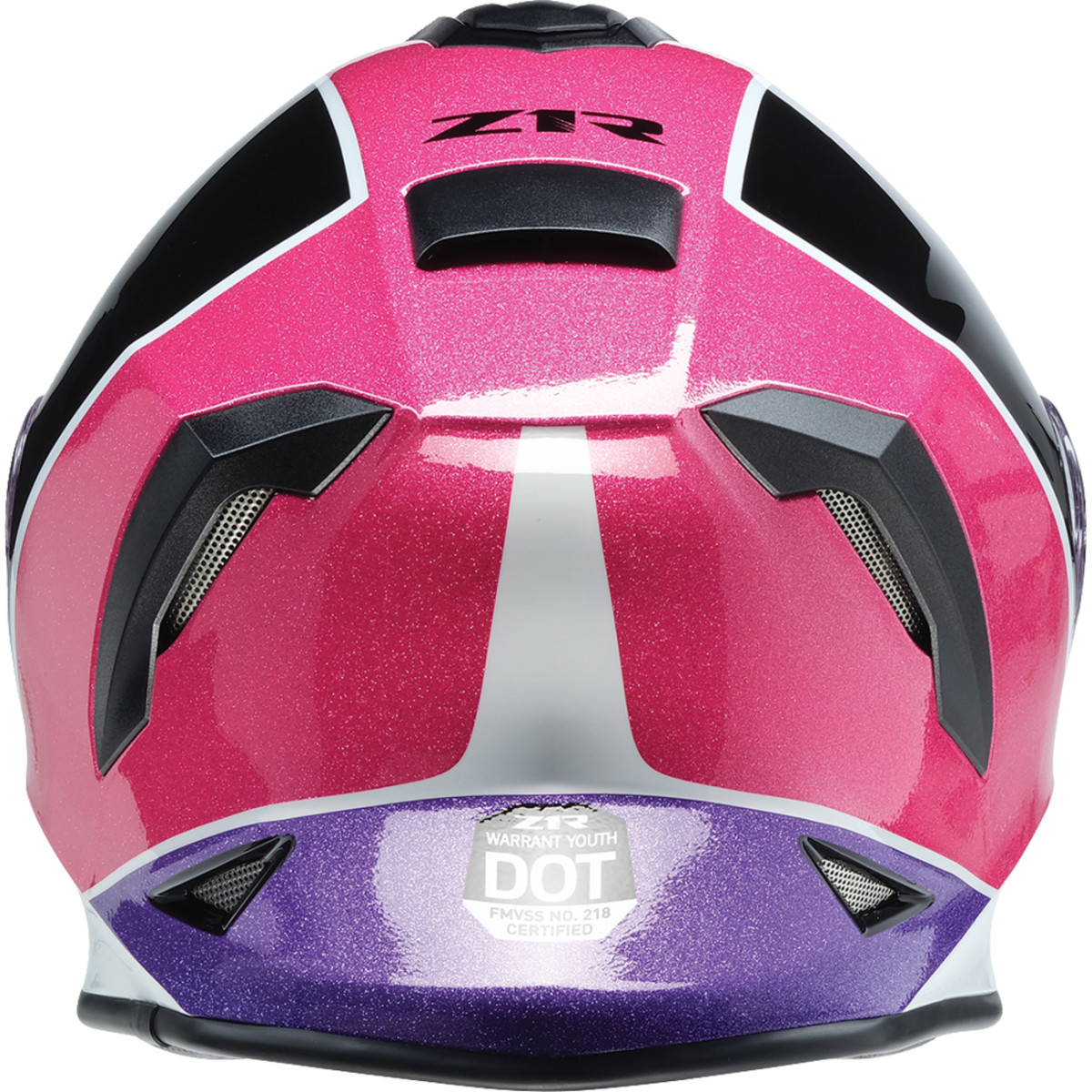 Z1R - Youth Warrant 2.0 Snow Helmet - Fresh Pow - Pink/Purple - Large