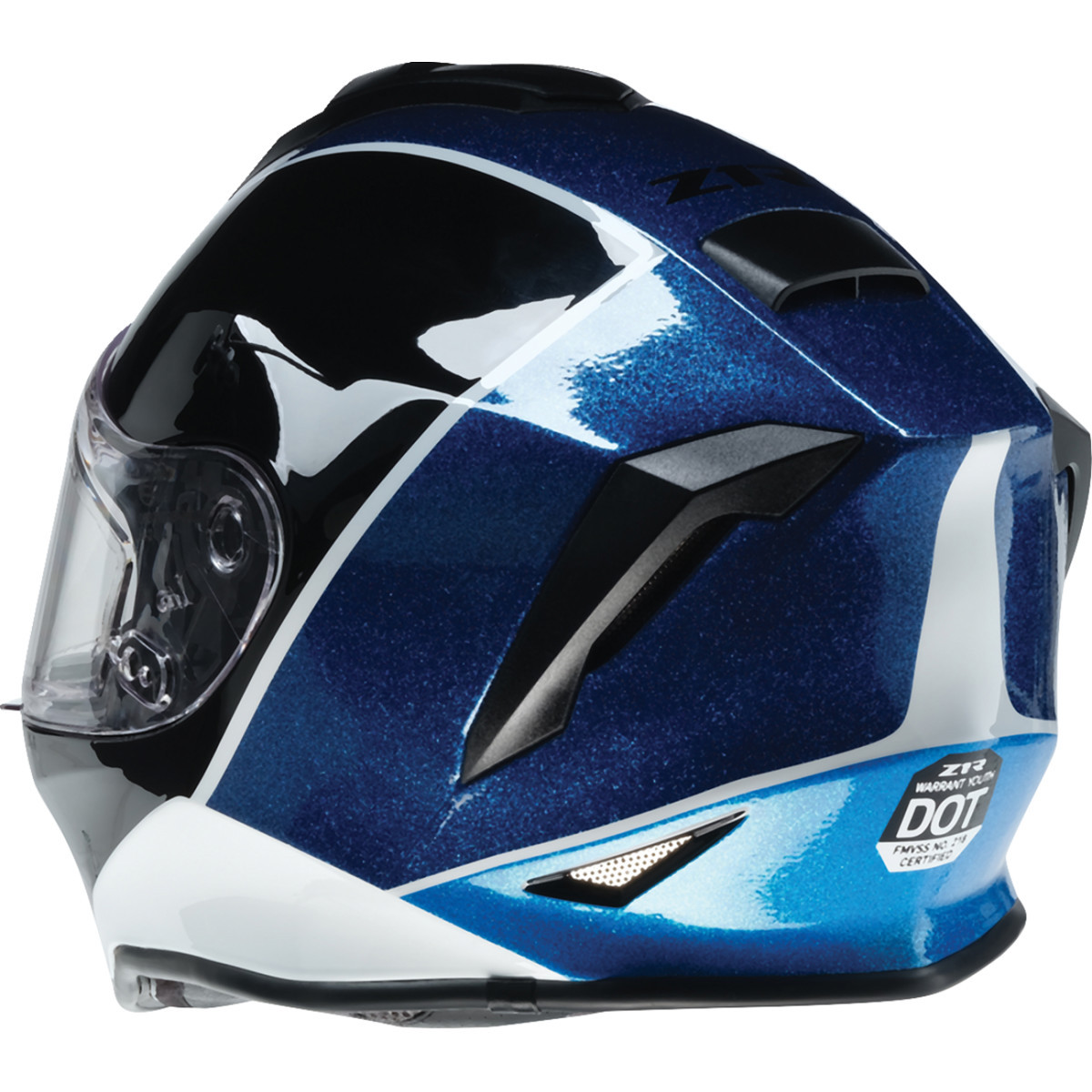 Z1R - Youth Warrant 2.0 Snow Helmet - Fresh Pow - Purple/Blue - Small