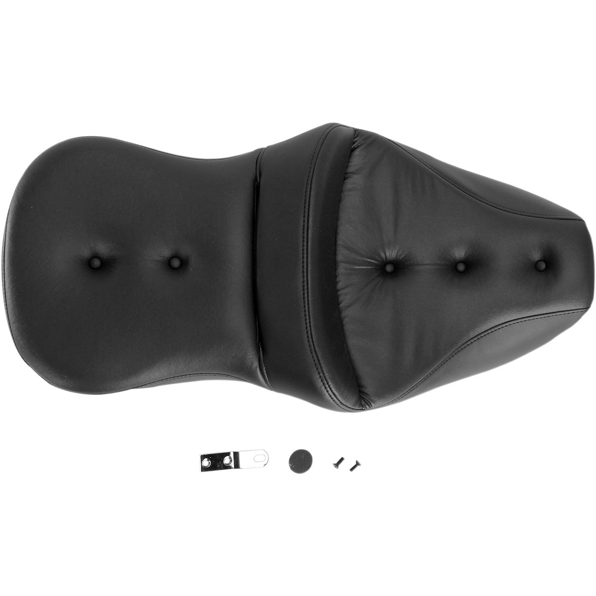 Saddlemen #897-06-181 - Pillow-Top Roadsofa™ Seat - Black - FLH/FLT '99-'07
