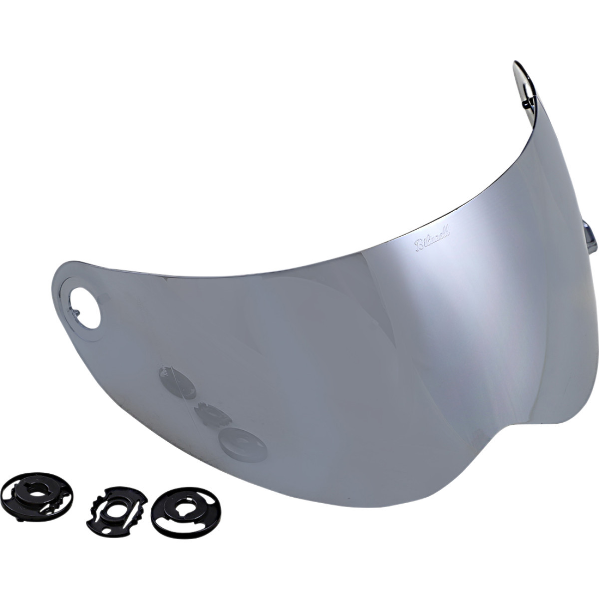 Biltwell #1112-221 - Lane Splitter Shield - Gen 2 - Chrome Mirror