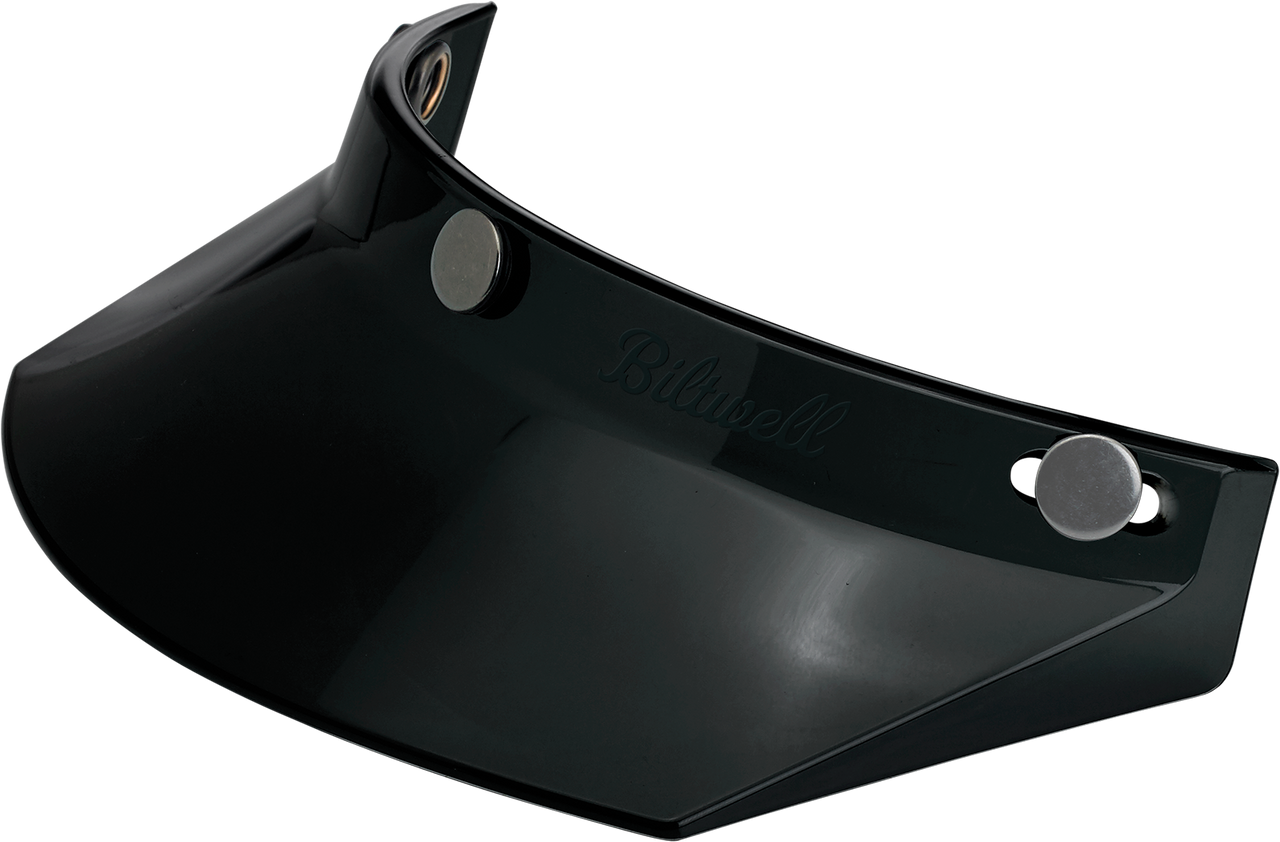 Moto 3-Snap Visor - Black