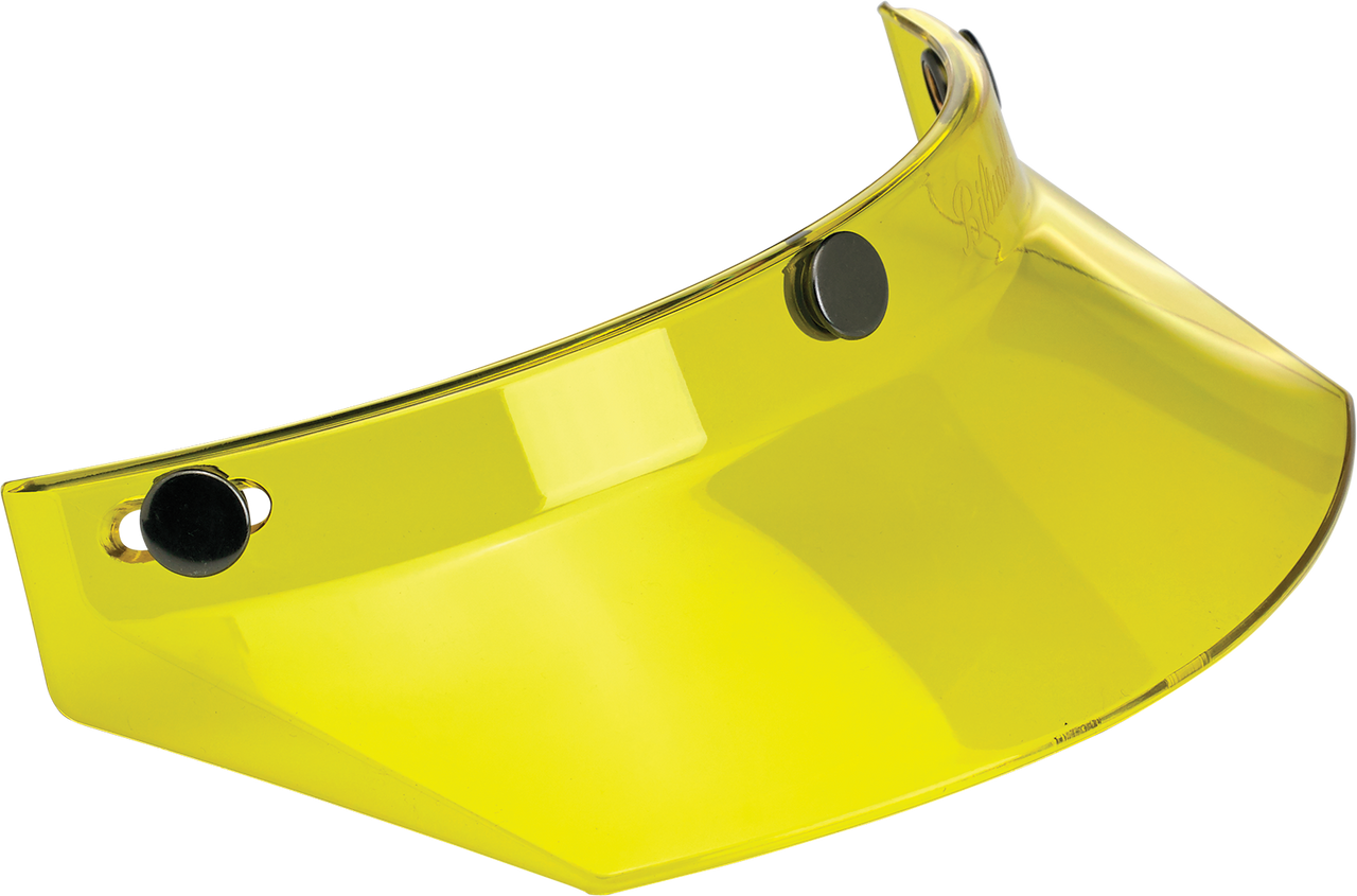 Biltwell #2002-103  - Moto 3-Snap Visor - Yellow