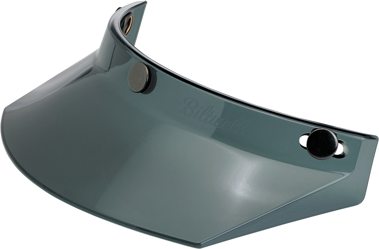 Biltwell #2002-102  - Moto 3-Snap Visor - Smoke
