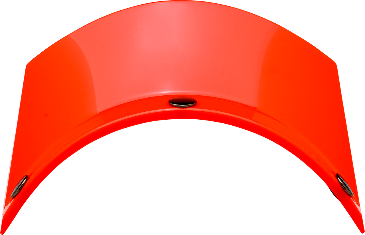 Biltwell #2002-565  - Moto 3-Snap Visor - Orange