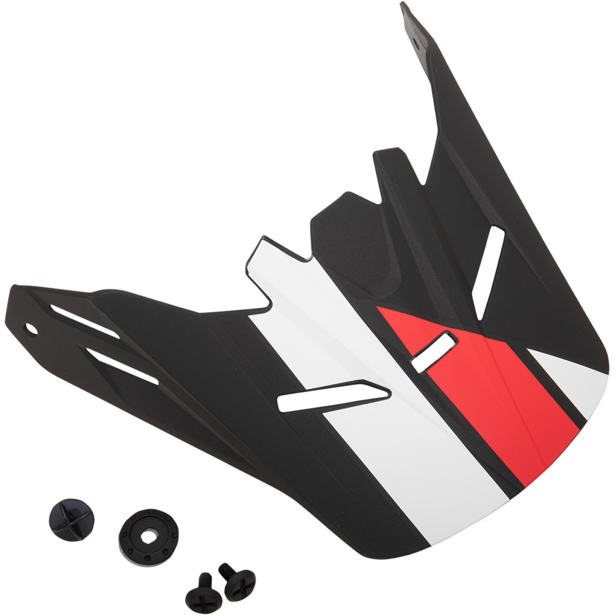 Z1R - Youth Rise Visor - Evac - Matte Black/Red/White