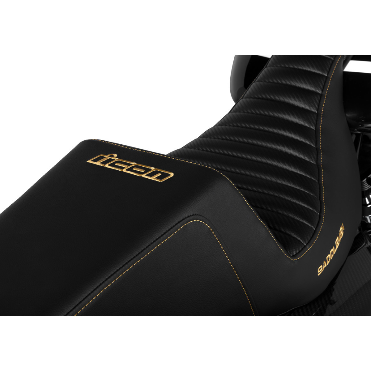 Saddlemen #808-07B-171 - Step-Up Seat - Front Tuck-n-Roll - Black - FL '08-'24