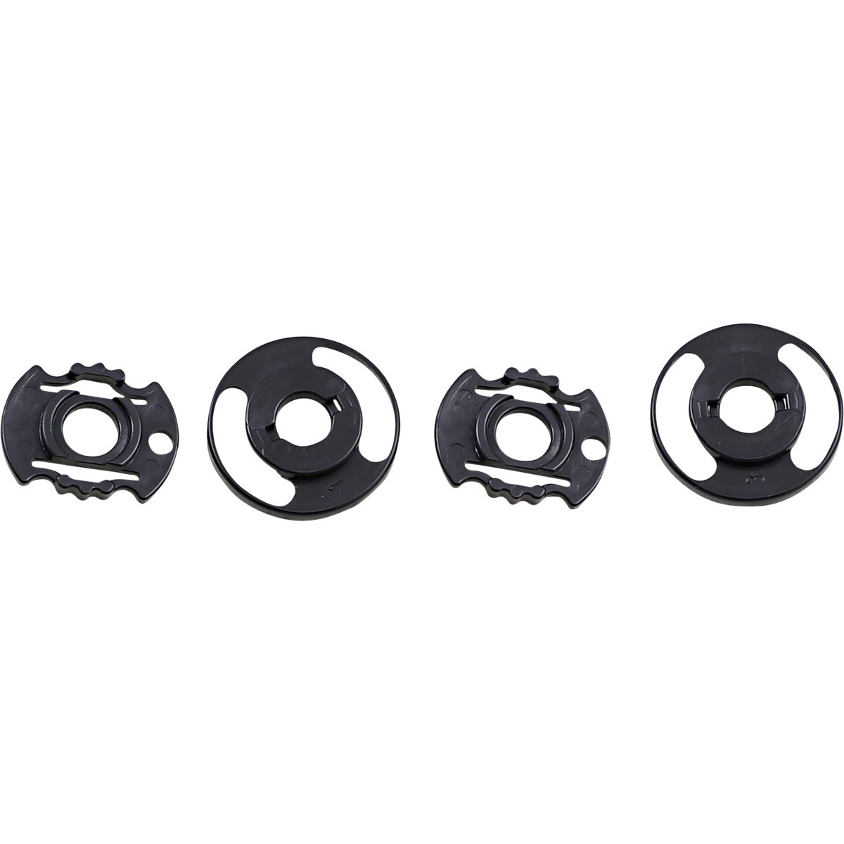 Biltwell #0034-24 - Gringo S/Lane Splitter Base Plate - Gen 2 - Black - Pair