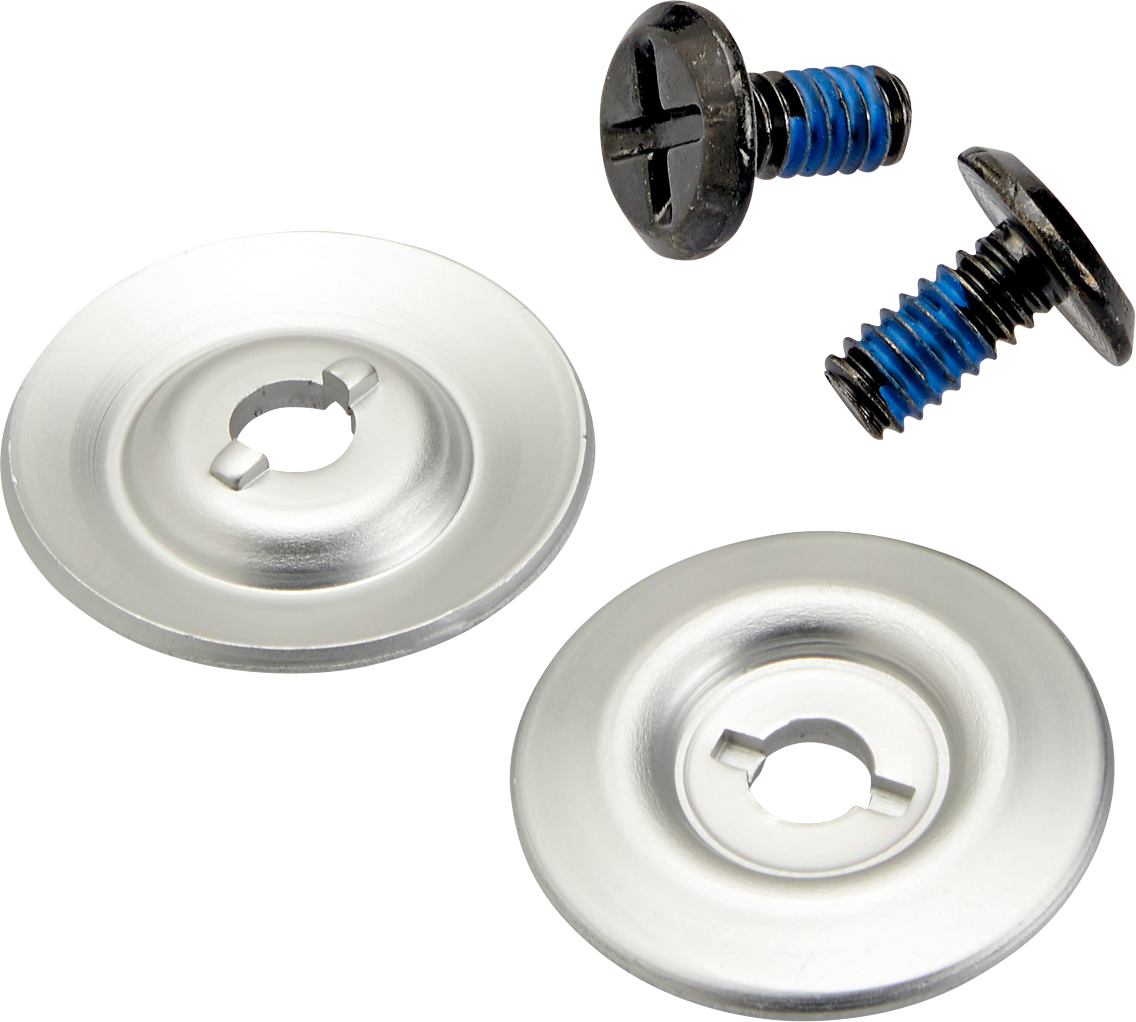 Biltwell #0034-150-60  - Gen 2 Hardware Kit - Black Screw - Silver Baseplate