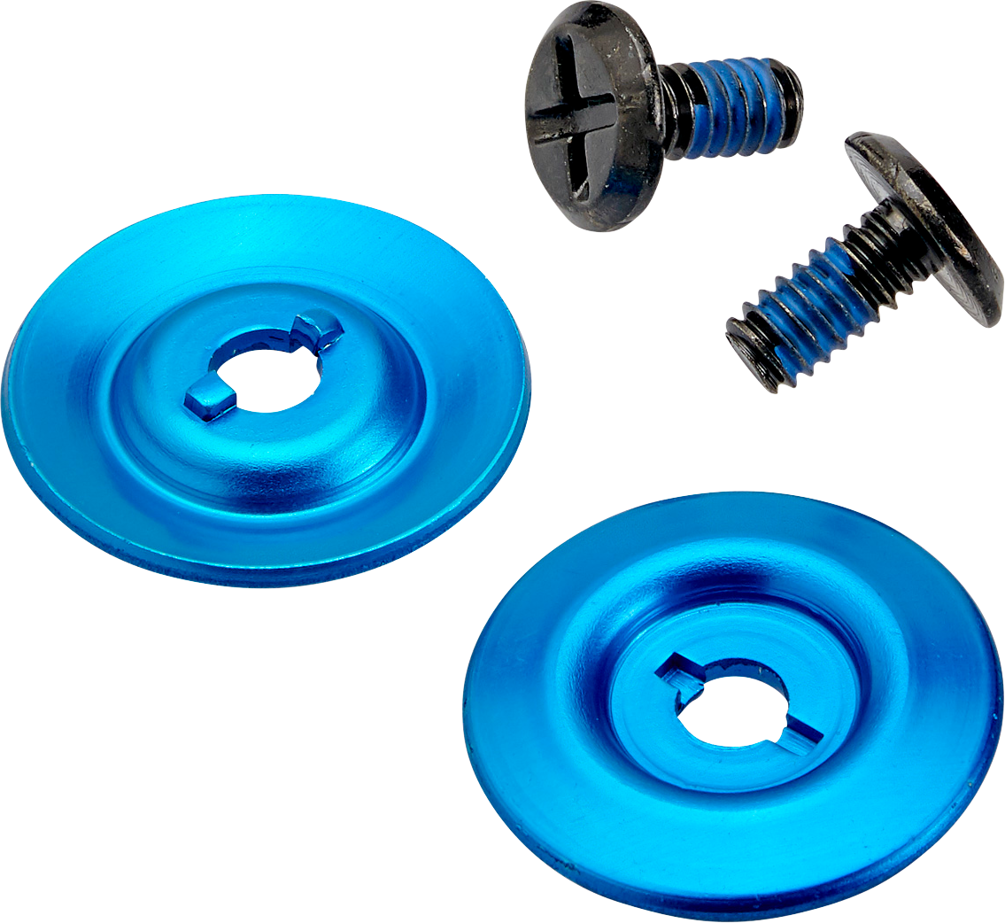 Biltwell #0034-150-65  - Gen 2 Hardware Kit - Black Screw - Blue Baseplate