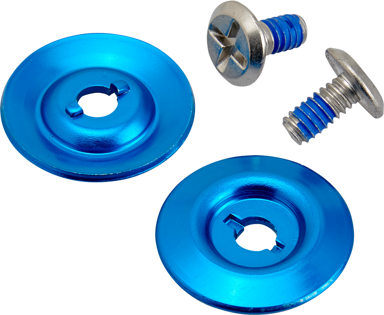 Biltwell #0034-150-71  - Gen 2 Hardware Kit - SS Screw - Blue Baseplate