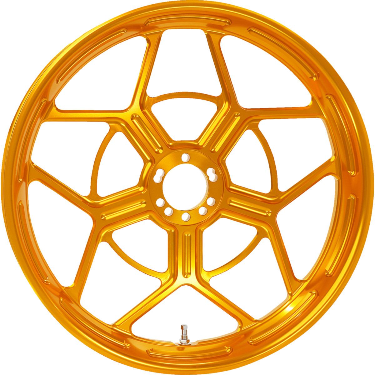 Arlen Ness #71-584 - Wheel - Speed 5 - Forged - Gold - 19x3.25