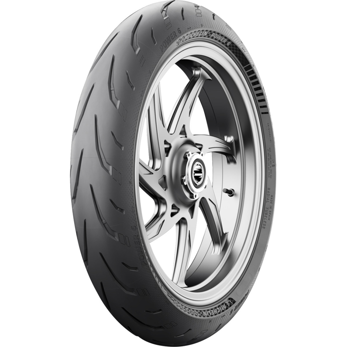 Michelin #98281 - Tire - Power 6 - Front - 110/70ZR17 - (54W)