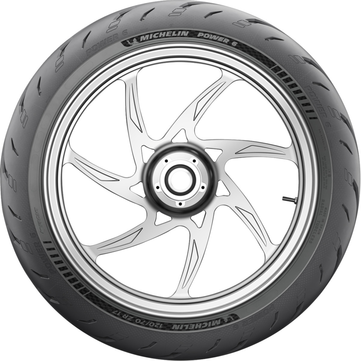 Michelin #98281 - Tire - Power 6 - Front - 110/70ZR17 - (54W)