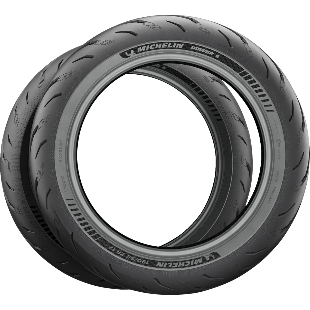 Michelin #82063 - Tire - Power 6 - Front - 120/70ZR17 - (58W)