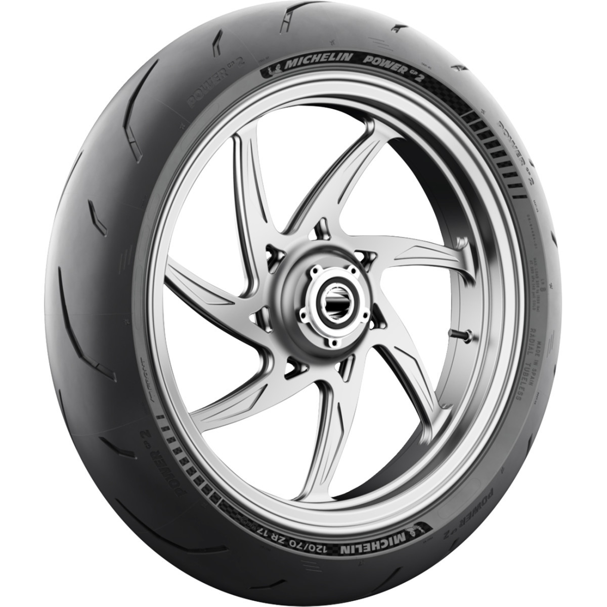 Michelin #27281 - Tire - Power GP2 - Front - 120/70ZR17 - (58W)
