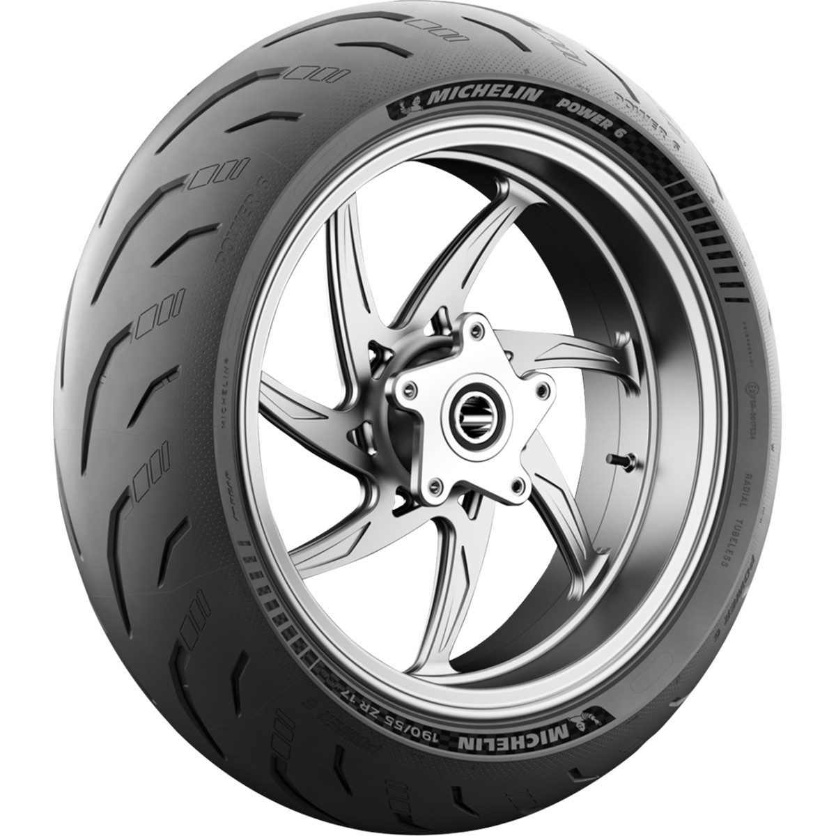 Michelin #85146 - Tire - Power 6 - Rear - 140/70ZR17 - (66W)