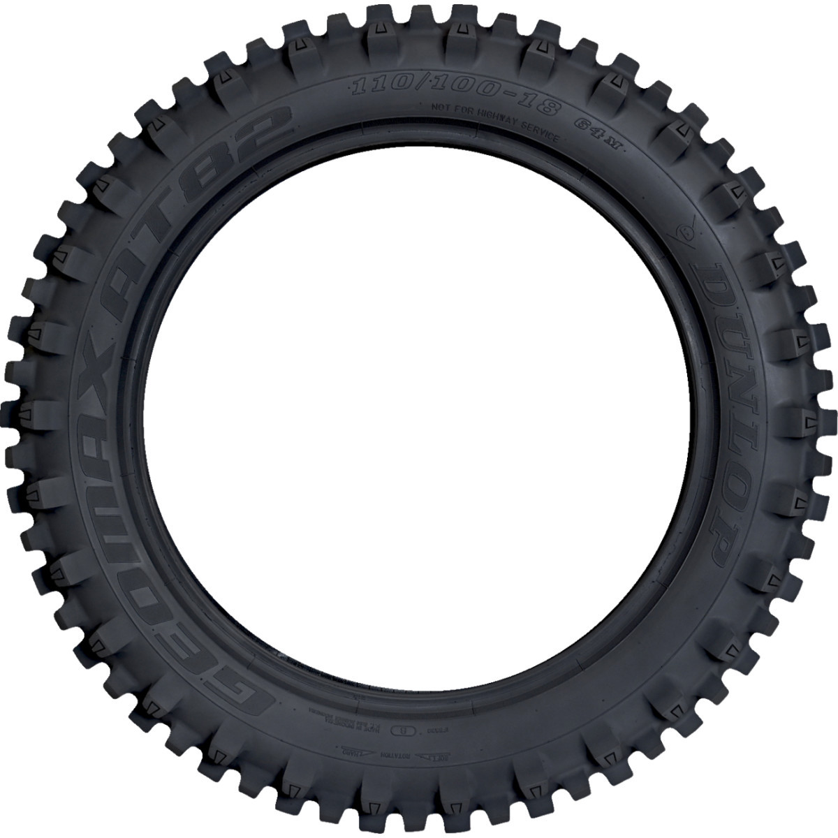 Dunlop #45261503 - Tire - Geomax AT82 - Rear - 120/90-19 - 66M