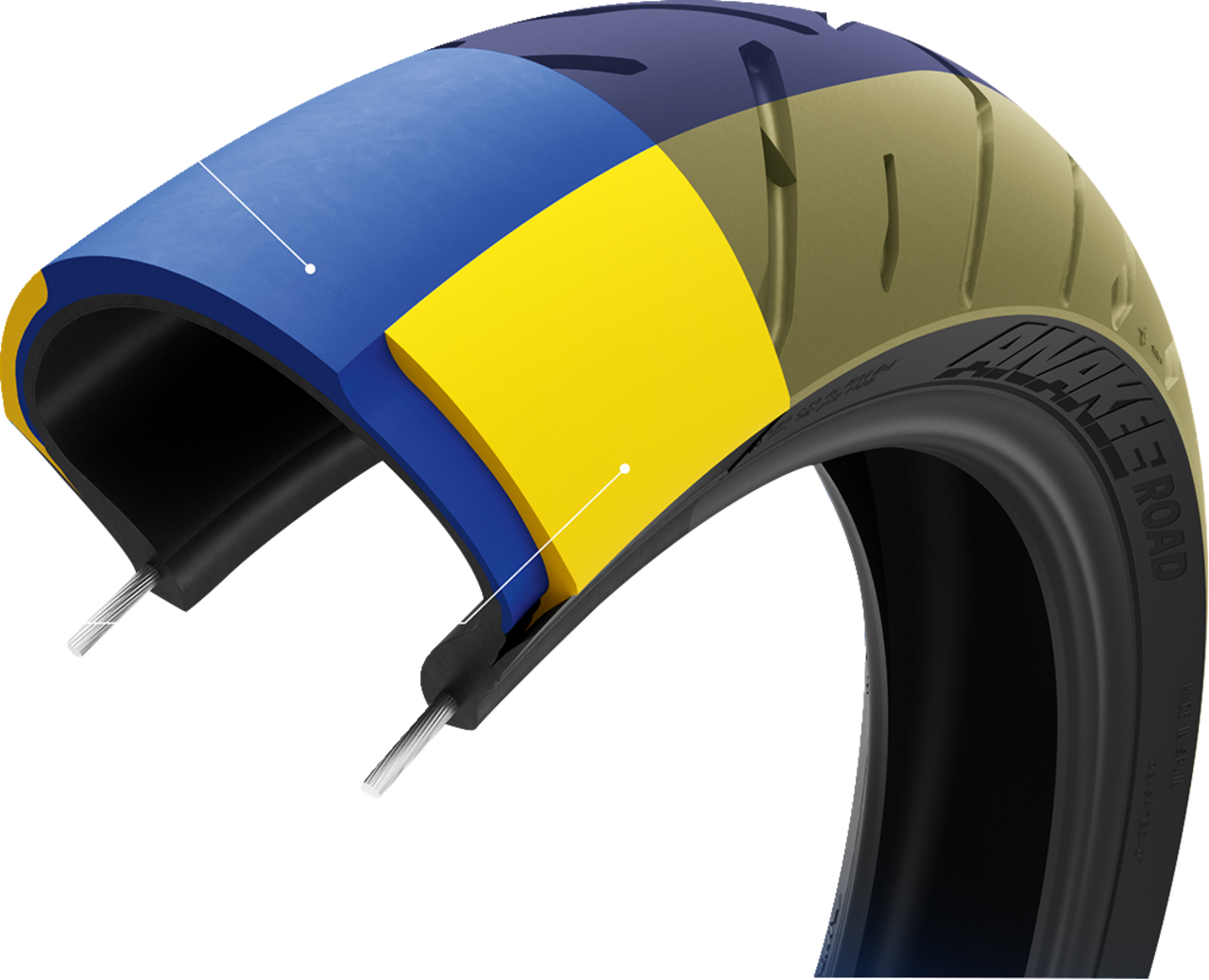 Michelin Tire - Anakee Road - Front - 110/80R19 - 59V