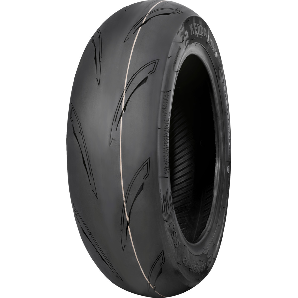 Kenda #04KD21009012 - Tire - KD2 Kwick - Front - 100/90-12 - 62J