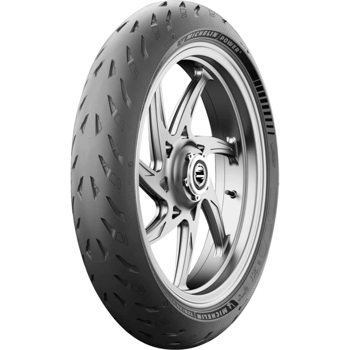 Michelin #82645 - Tire - Power 5 - Front - 120/70ZR17 - (58W)
