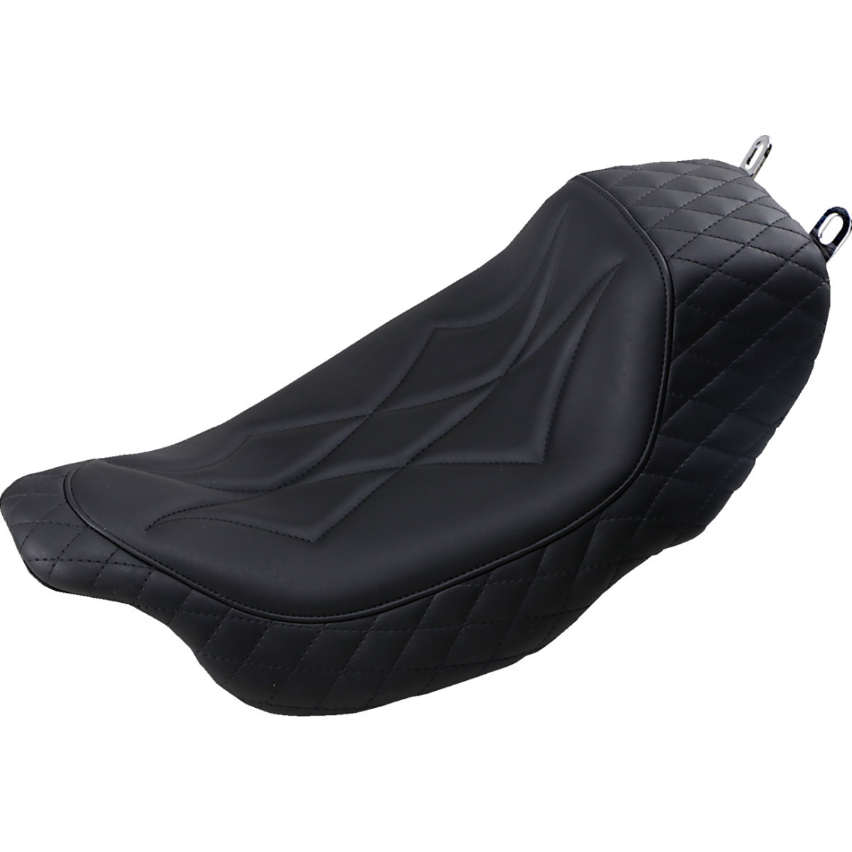 Mustang #75130 - Revere Solo Seat - Diamond - Black - FL '08-'25
