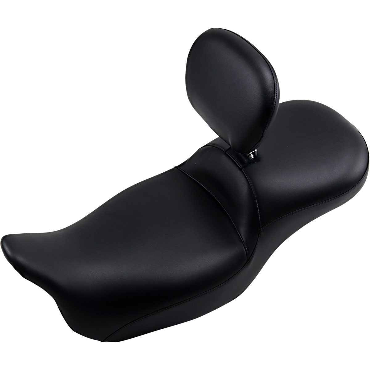 LE Pera #LK-957DLTBRS - Maverick Daddy Long Legs Seat - With Backrest - Black - Smooth - FL '08-'23