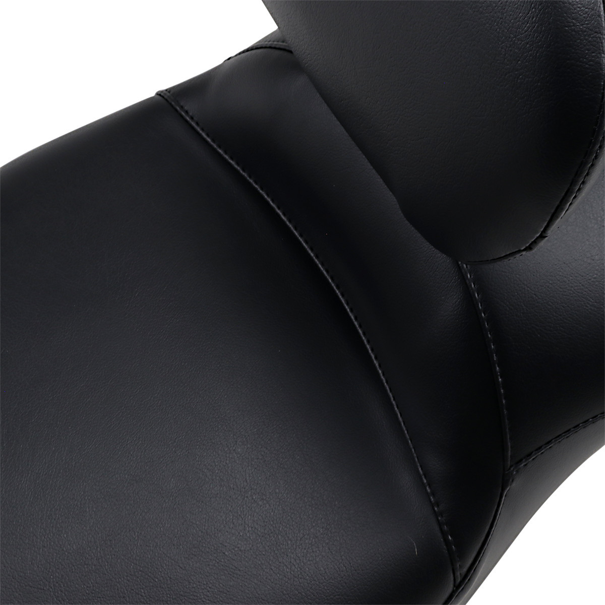 LE Pera #LK-957DLTBRS - Maverick Daddy Long Legs Seat - With Backrest - Black - Smooth - FL '08-'23