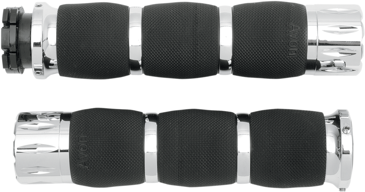 Grip - Rival - Air Cushioned - Chrome - Lutzka's Garage