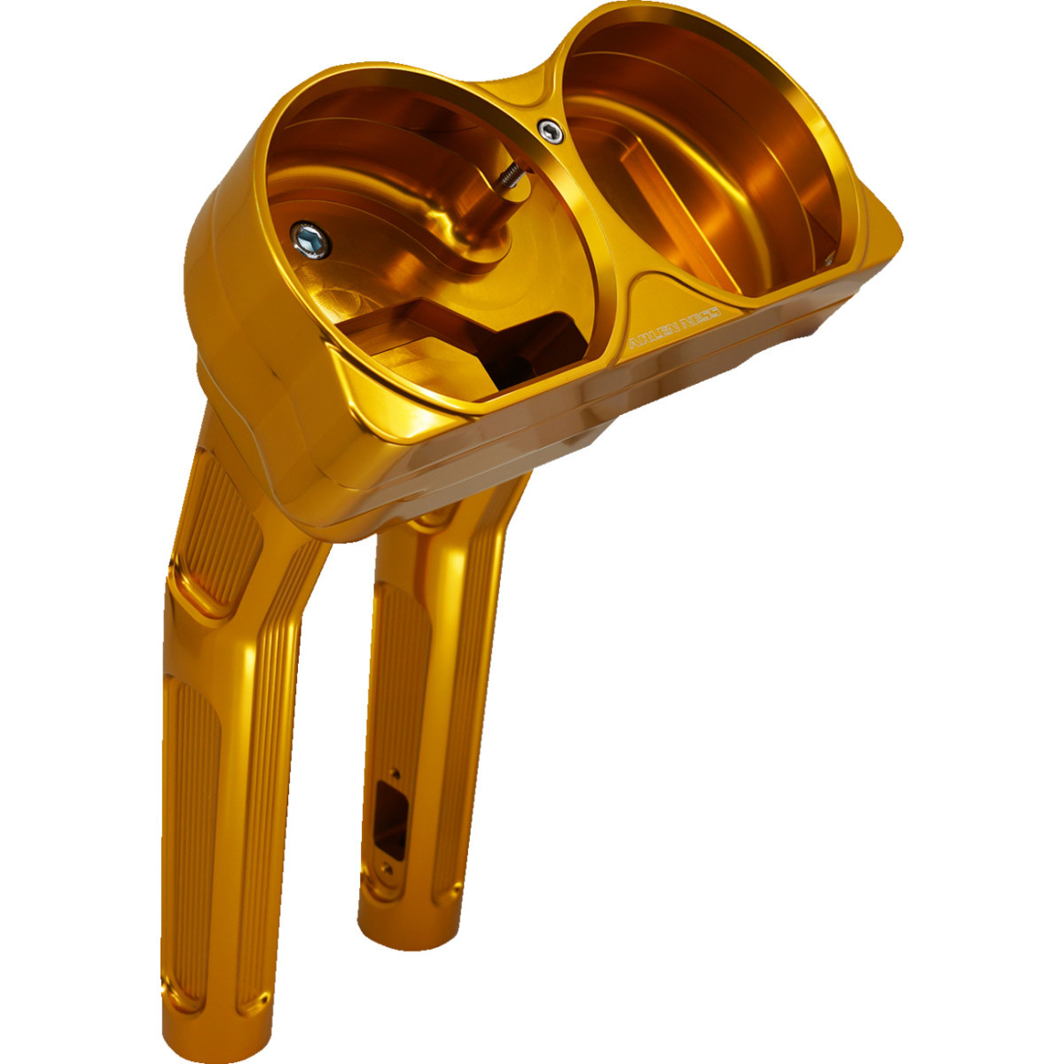 Arlen Ness #520-046 - Method Kickback Handlebar Riser - 10" - Gold