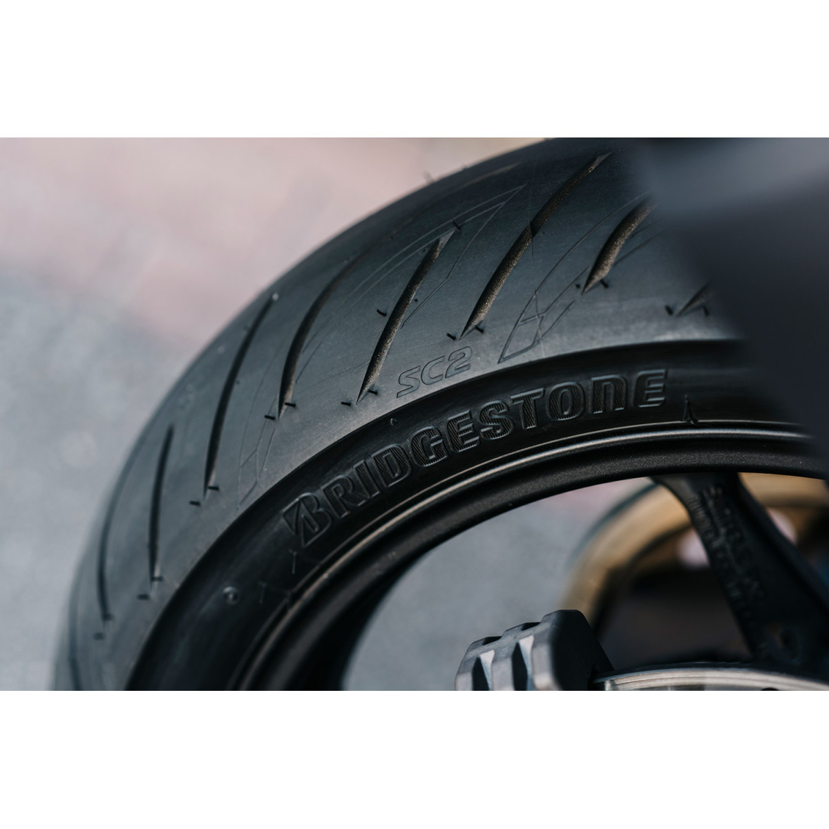 Bridgestone #8927 - Tire - Battlax SC2 - Rear - 160/60-14 - 65H