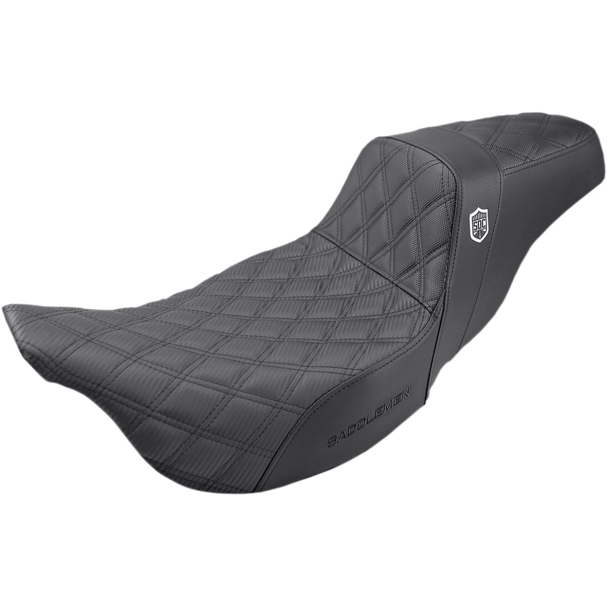 Saddlemen #SC80807D0 - Pro Series SDC Performance Seat - w/o Backrest - Lattice Stitch - FL '08 -'23