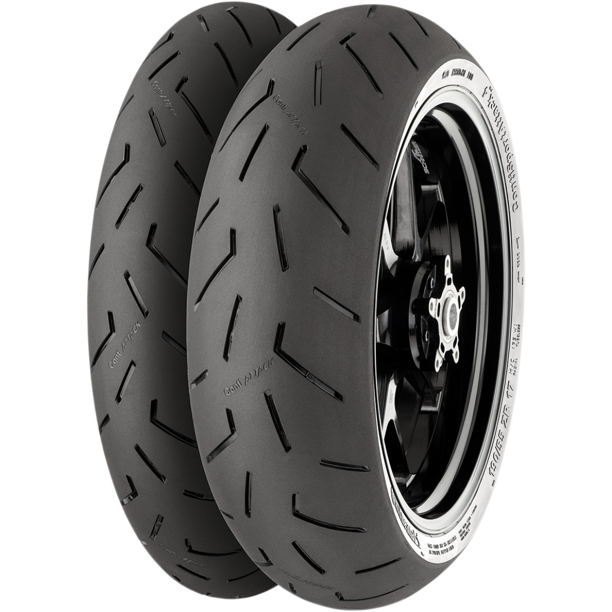 Continental #02445980000 - Tire - ContiSportAttack 4 - Front - 120/70ZR17 - (58W)