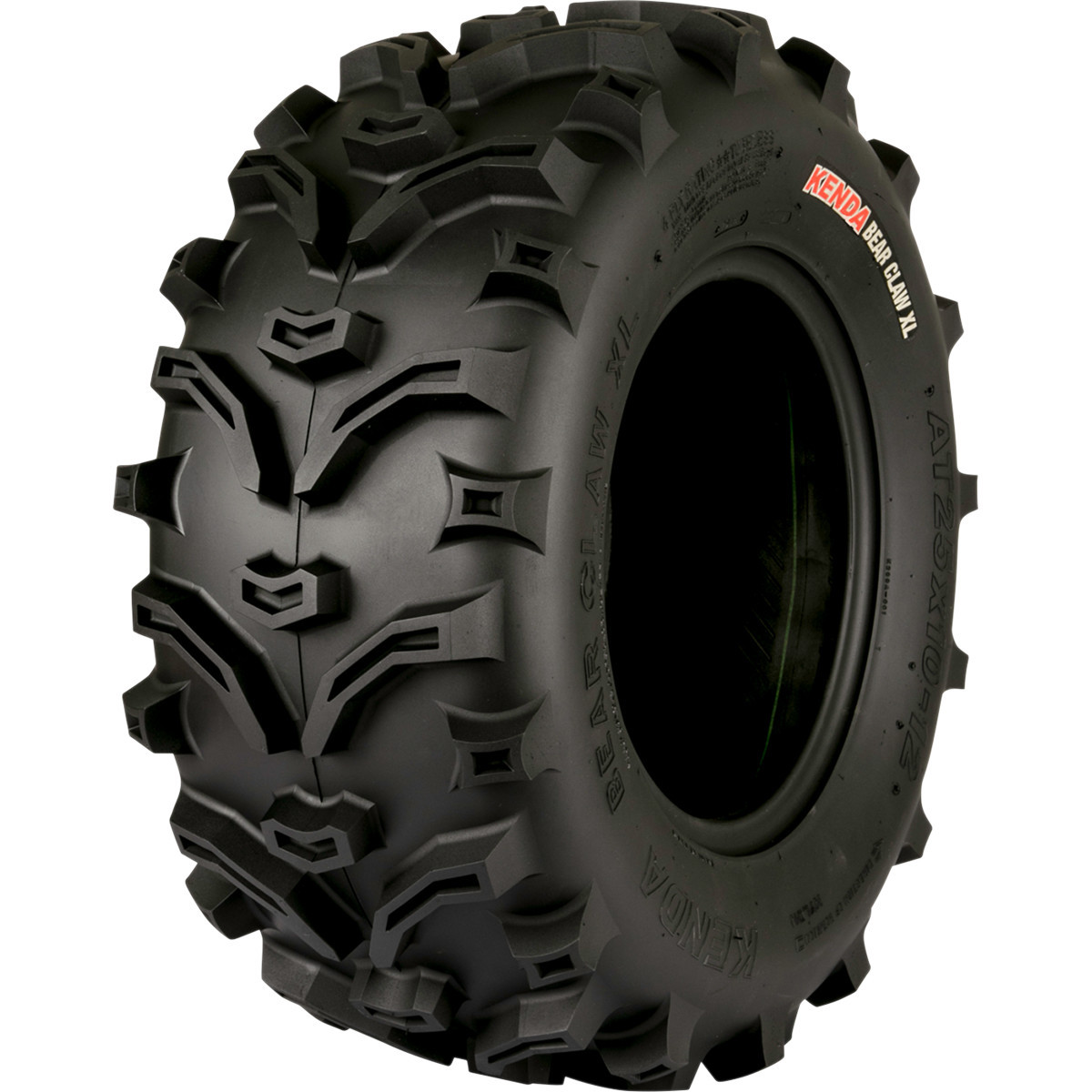 Kenda #082991247C1 - Tire - K299A Bearclaw XL - Rear - 25x10-12 - 6 Ply