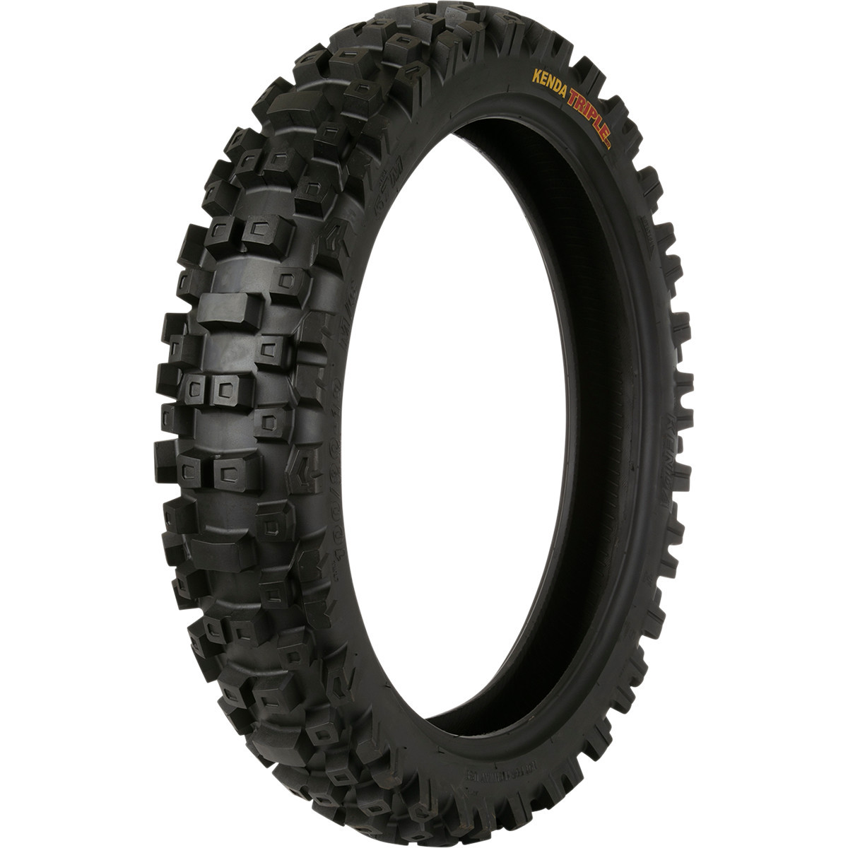 Kenda #047811923B0 - Tire - K781 Triple Sticky - Rear - 110/80-19 - 59M