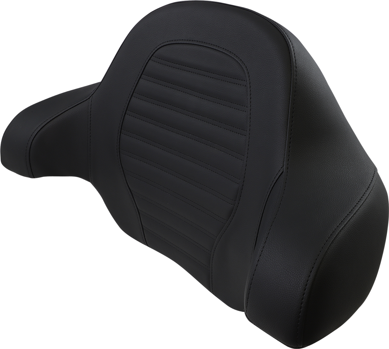 Tour-Pak® Backrest Pad - Roll Pleat Slim Seat - Black