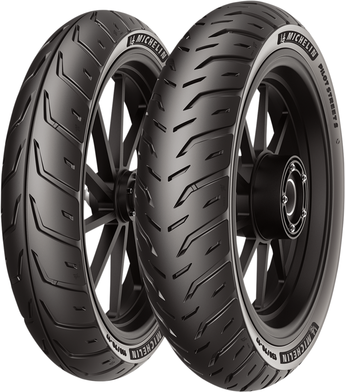 Michelin Tire - Pilot Street 2 - Front/Rear - 90/90-10 - 50P