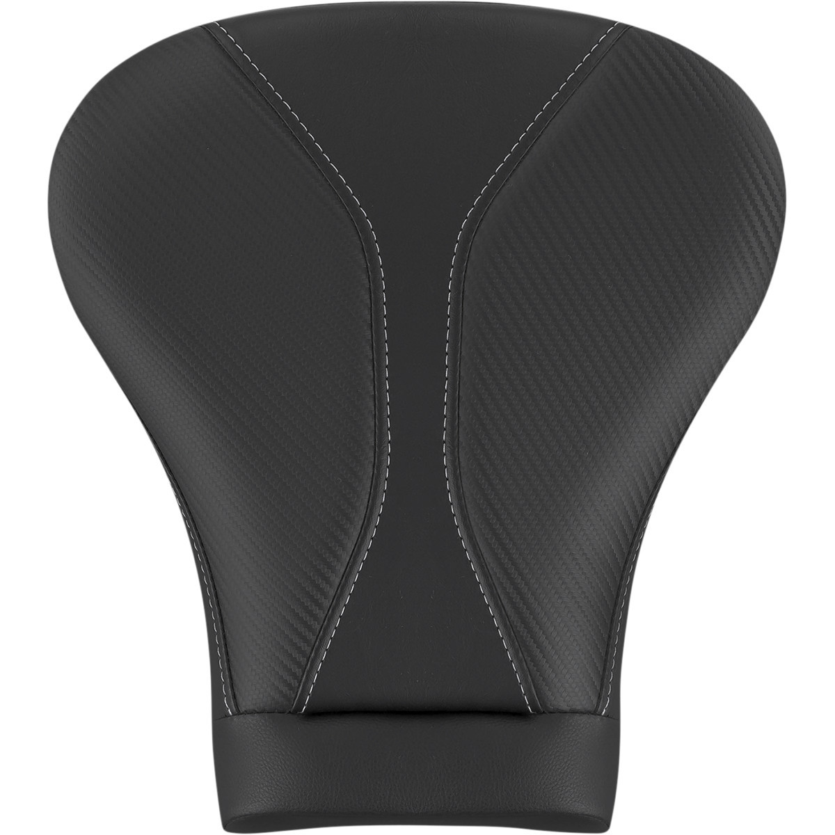 Saddlemen #808-07B-0142L - Dominator Pillion Pad - Touring - Black w/ Gray Stitching - FL '08-'25