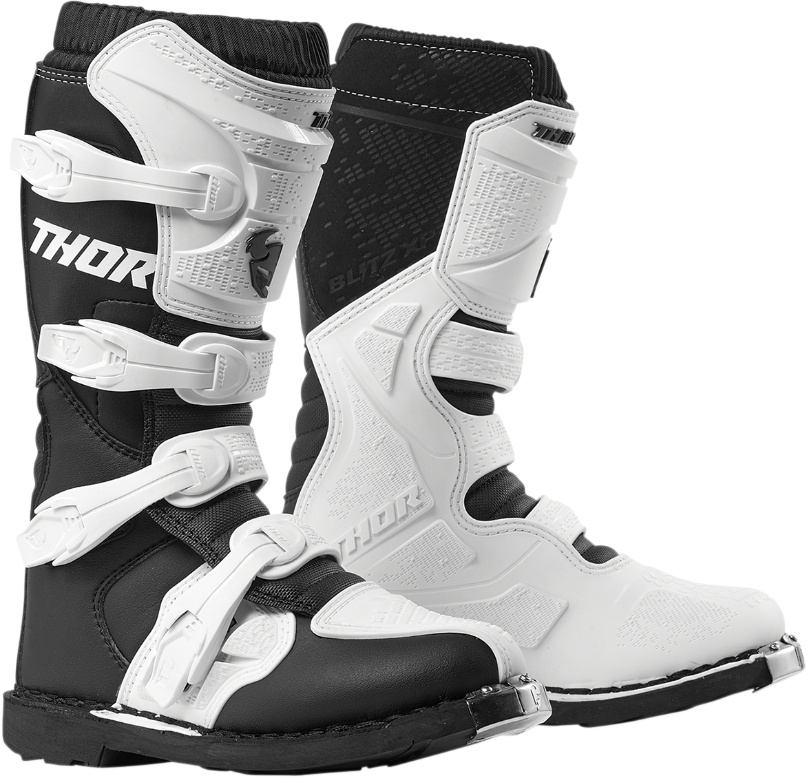 Womens Blitz XP Boots - Black/White - Size 5 - Lutzka's Garage