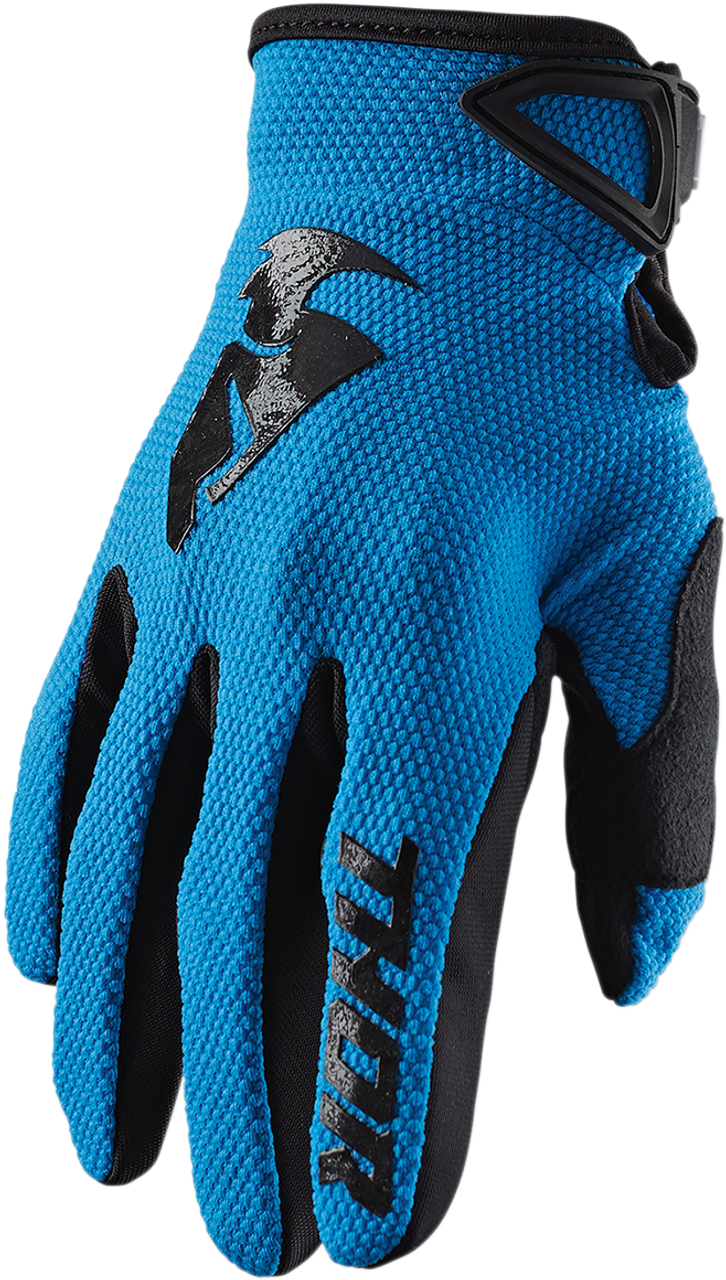 Youth Sector Gloves - Blue - 2XS - Lutzka's Garage