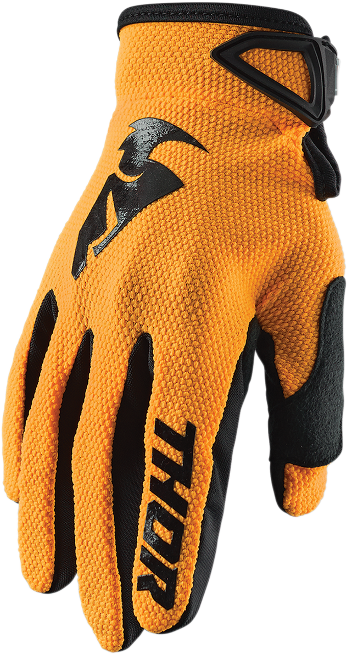 Youth Sector Gloves - Orange - Small - Lutzka's Garage