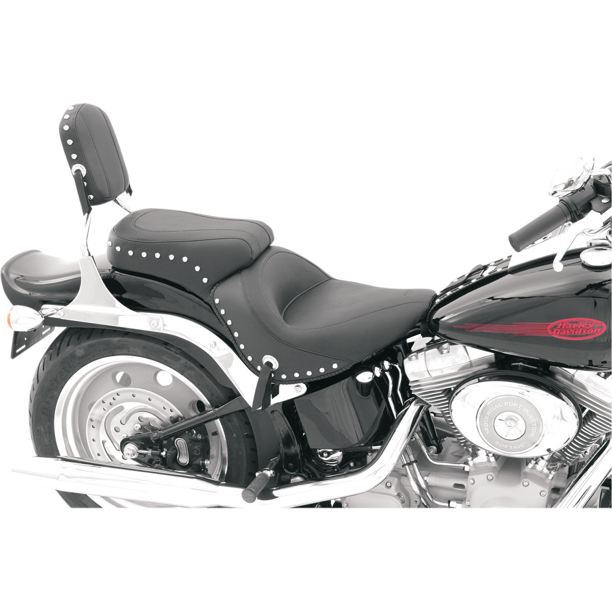 Mustang #76401 - Studded Seat - FXST '06-'10