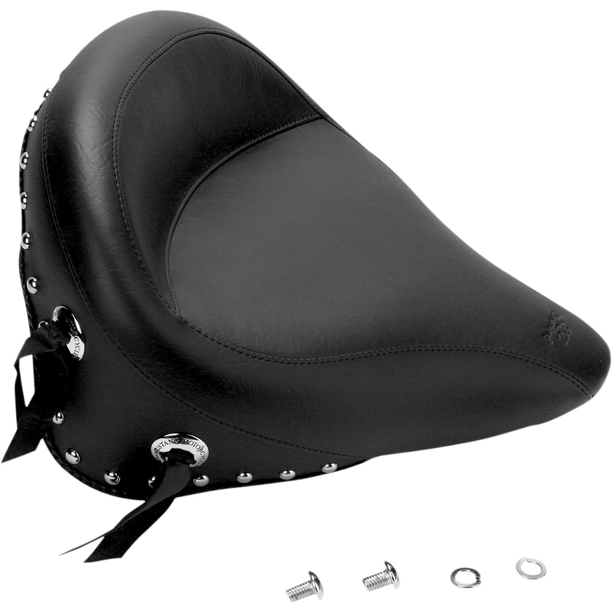 Mustang #75094 - Wide Studded Solo Seat - FXST '00-'05